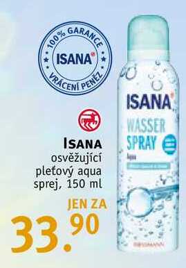 ISANA osvěžující pleťový aqua sprej, 150 ml