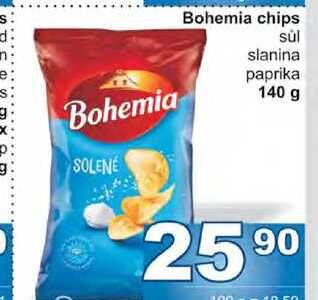Bohemia chips 140g