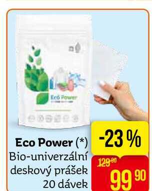 Eco Power Bio-univerzální deskový prášek 20 dávek