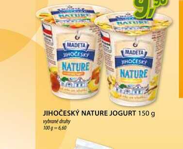 Madeta Jihočeský nature  jogurt 150 g