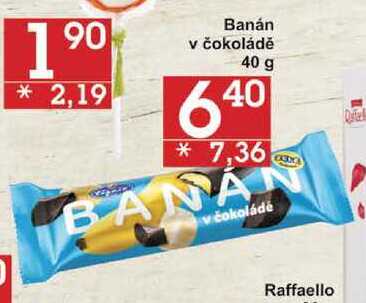 Banán v čokoládé, 40 g