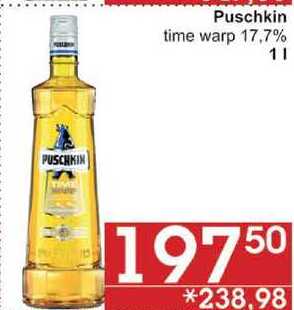 Puschkin time warp 17,7%, 1 l