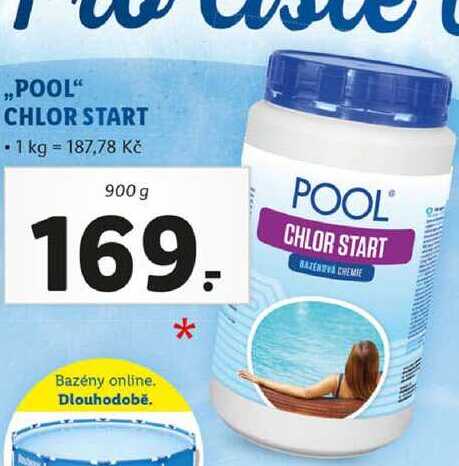 „POOL" CHLOR START, 900 g