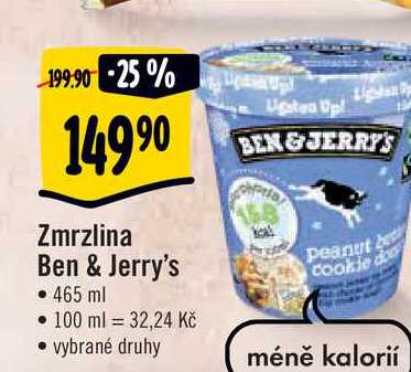  Zmrzlina Ben & Jerry's • 465 ml  