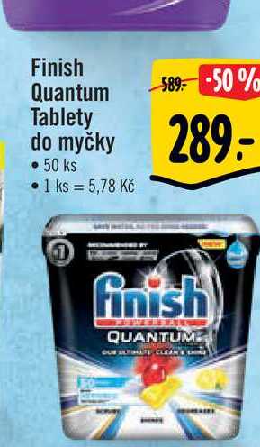   Finish Quantum Tablety do myčky • 50 ks  