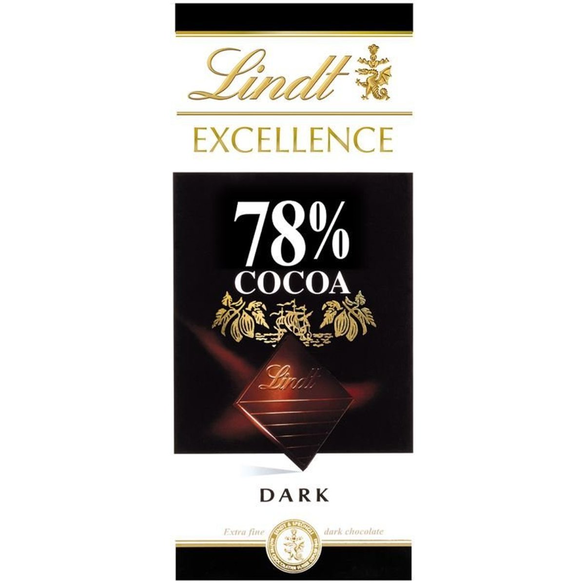 Lindt Excellence extra hořká čokoláda 78%