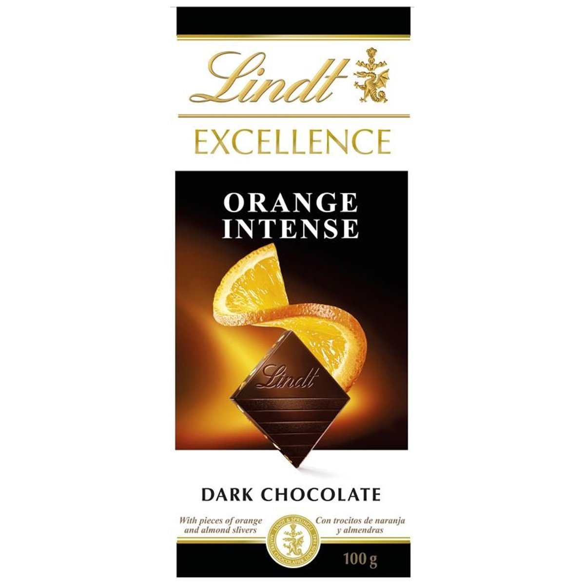Lindt Excellence Orange Intense hořká čokoláda