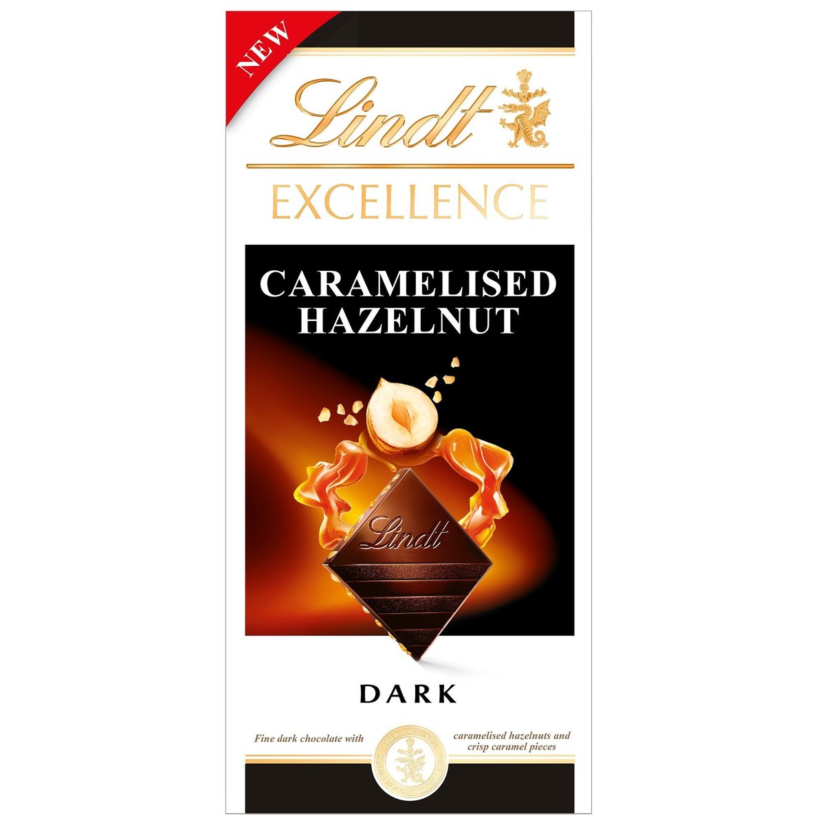 Lindt Excellence Caramelized Hazelnut Hořká čokoláda