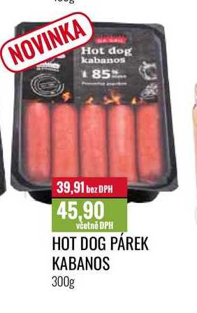 Steinex Hot dog Párek kabanos 300g