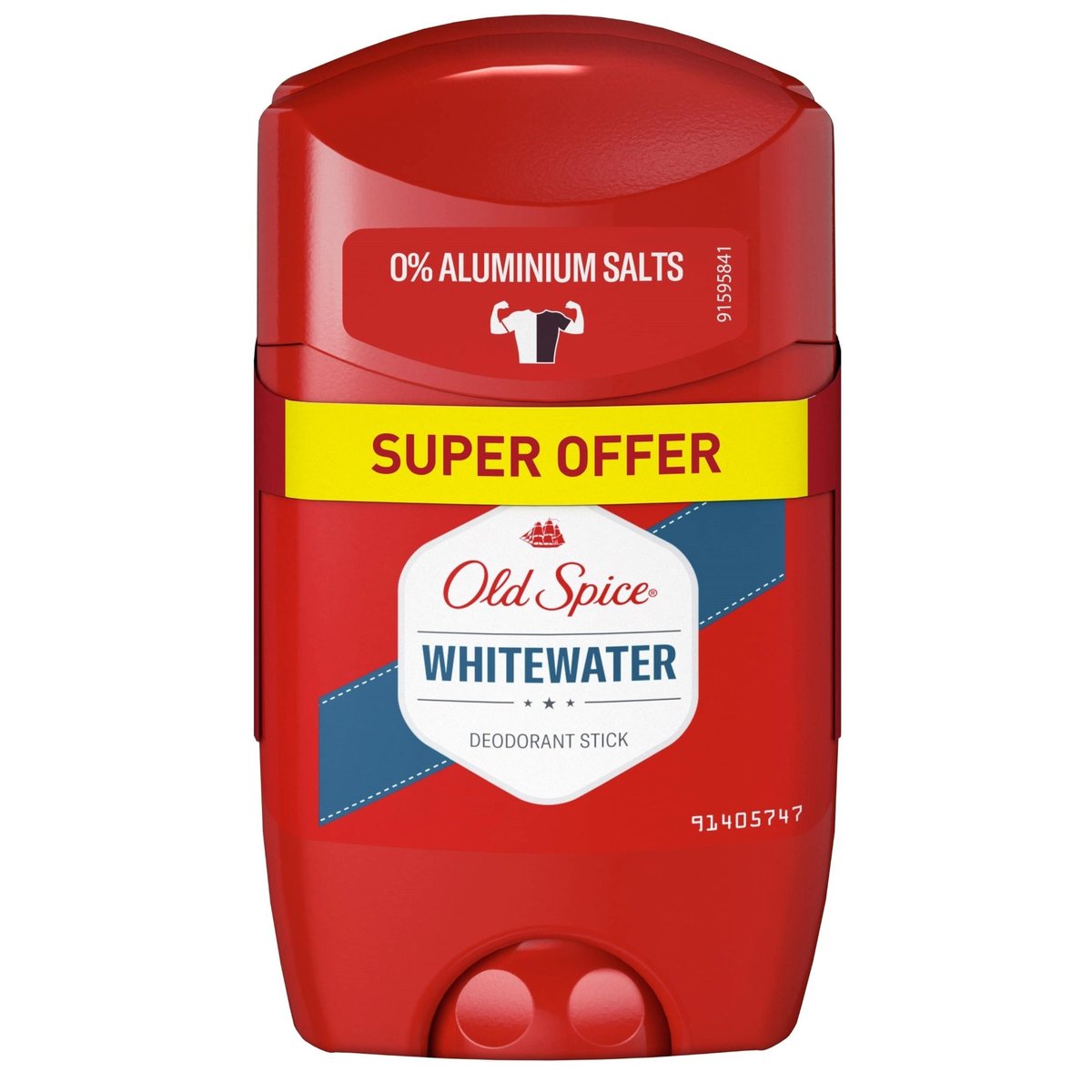 Old Spice Whitewater tuhý deodorant pro muže (2×50 ml)