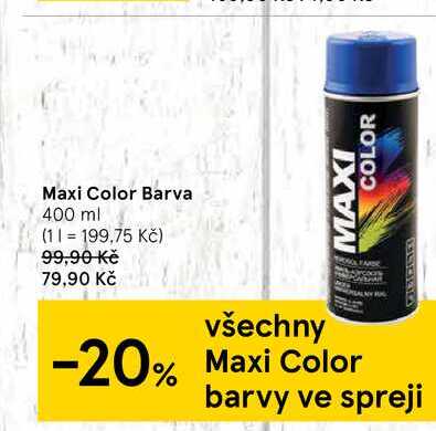 Maxi Color Barva 400 ml