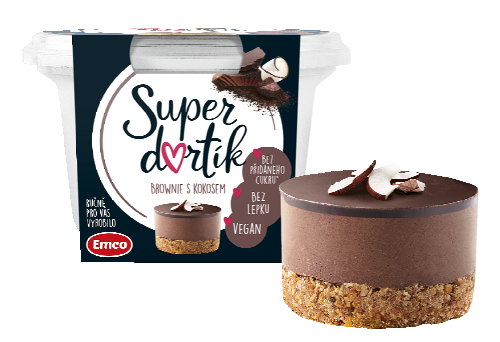 Emco Super dortík brownie/kokos 90g