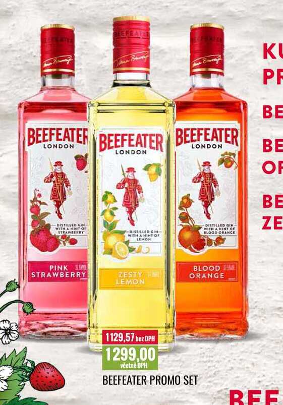 BEEFEATER LONDON DRY GIN Promo set