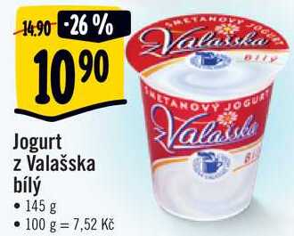 Jogurt z Valašska bílý, 145 g