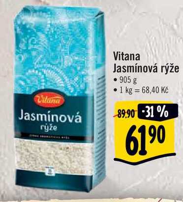 Vitana Jasmínová rýže, 905 g 