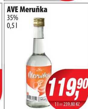 AVE Meruňka 35% 0,5l