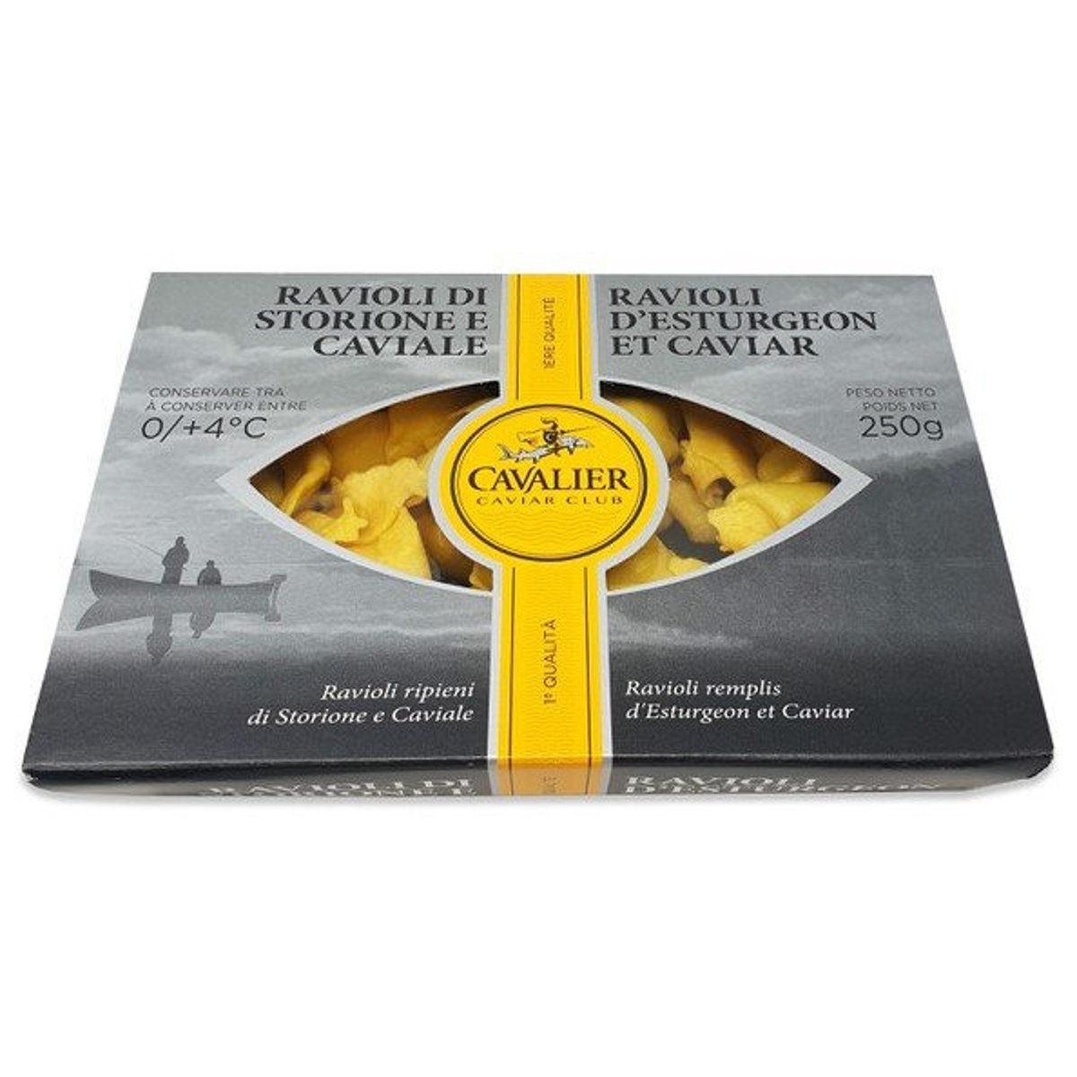 Cavalier Club Caviar Ravioli s jeseterem bílým a kaviárem