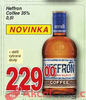 Palírna U Zeleného stromu Heffron Coffee 35% 0,5l