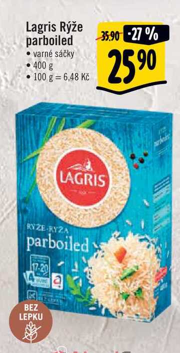 Lagris Rýže parboiled 400 g
