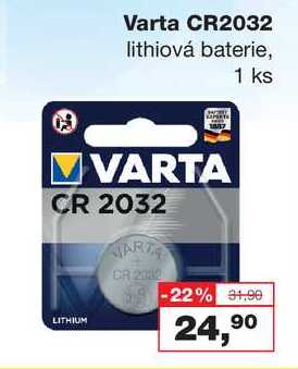 Varta CR2032 lithiová baterie, 1 ks