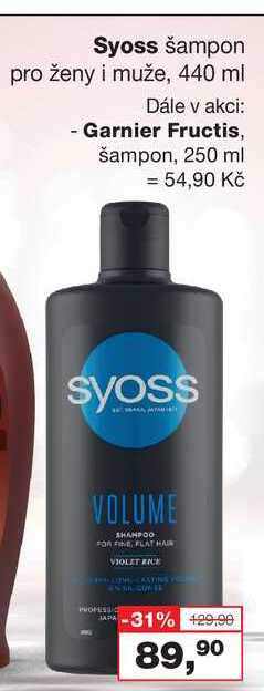 Syoss šampon 440 ml 