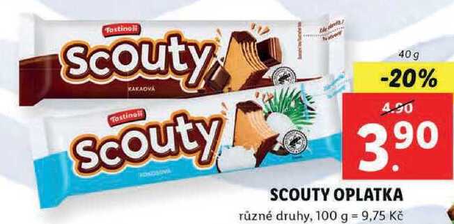 SCOUTY OPLATKA, 40 g