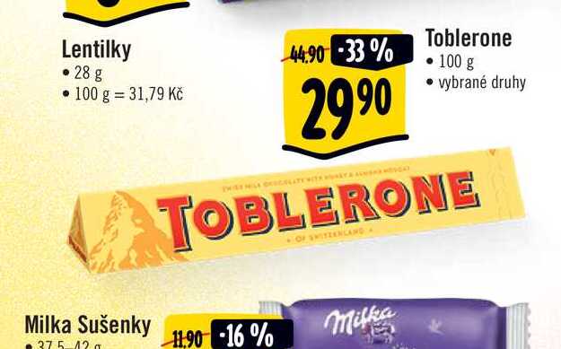   Toblerone • 100 g  