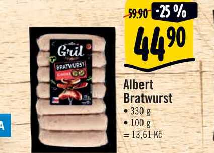  Albert Bratwurst • 330 g  