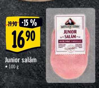 Junior salám, 100 g