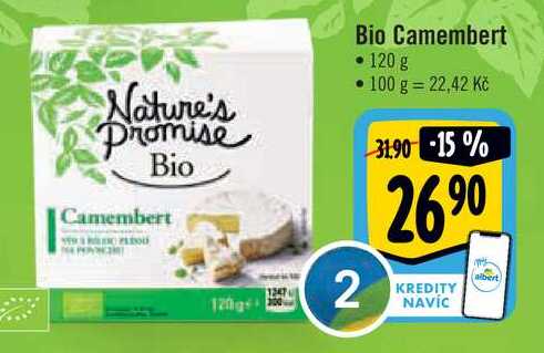 Bio Camembert, 120 g