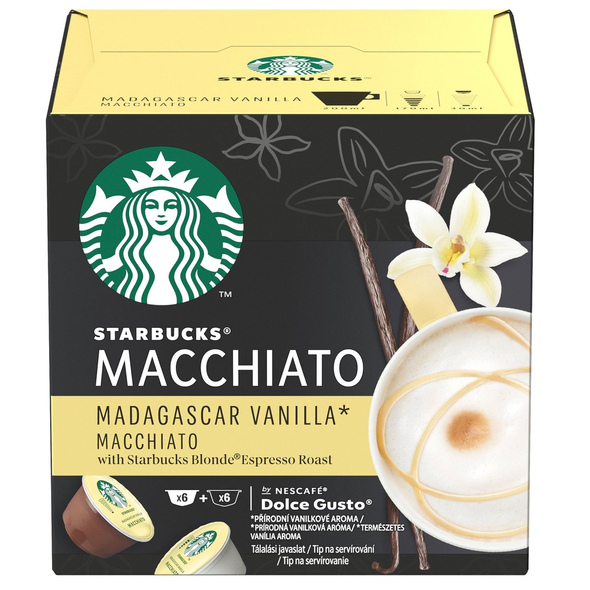 Starbucks Madagaskar Vanilla Latte Macchiato by Nescafé Dolce Gusto kapsle