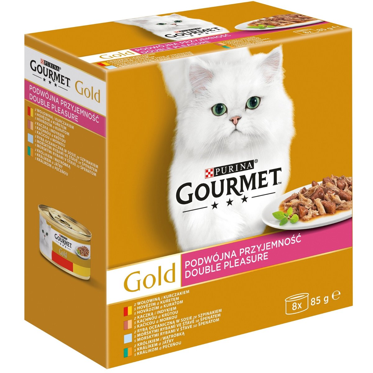 Gourmet Gold Multipack Double Pleasure paštiky pro kočky