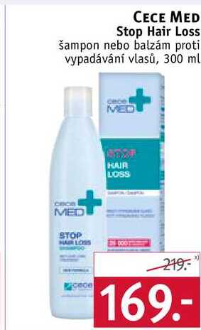 CECE MED Stop Hair Loss šampon proti vypadávání vlasů, 300 ml  