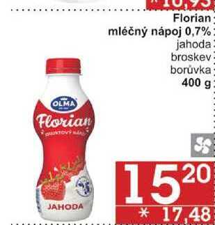 Florian mléčný nápoj 0,7%, 400 g 