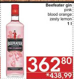 Beefeater gin pink, 1 l
