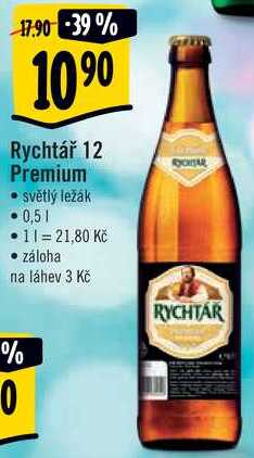 Rychtář 12 Premium, 0,5 l