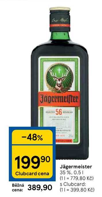Jägermeister 35%, 0.5 l