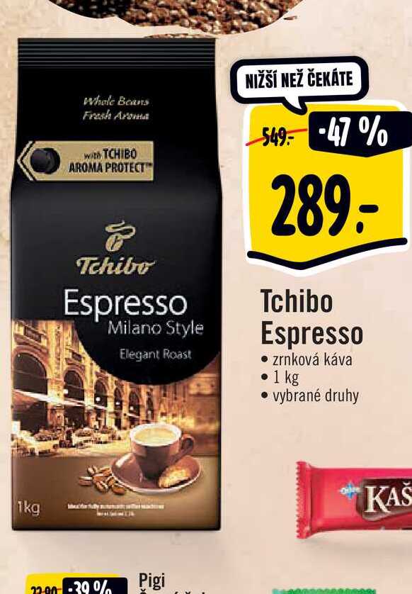  Tchibo Espresso • zrnková káva • 1 kg  v akci
