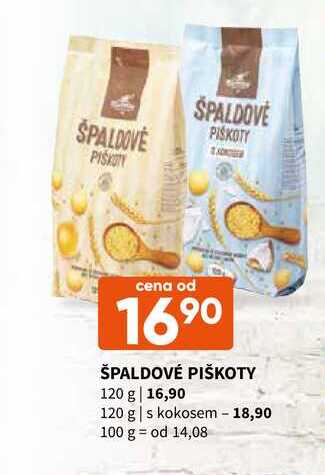 ŠPALDOVÉ PIŠKOTY 120 g
