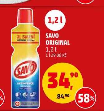 SAVO ORIGINAL, 1,2 l