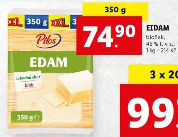 EIDAM bloček, 350 g