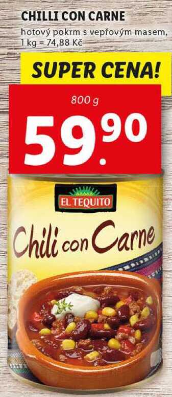 CHILLI CON CARNE, 800 g