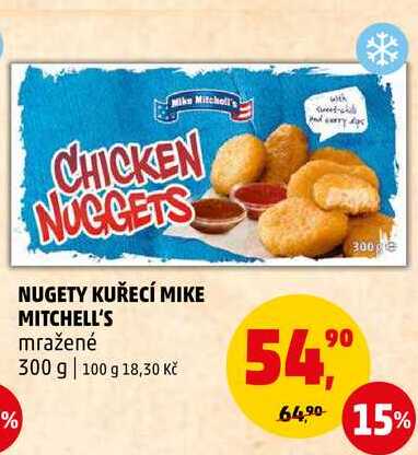 NUGETY KUŘECÍ MIKE MITCHELL'S, 300 g