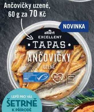 Ančovičky uzené, 60 g
