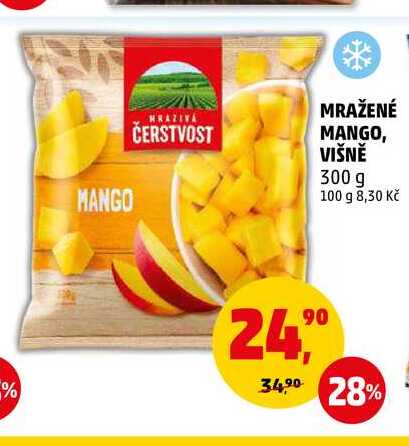 MRAŽENÉ MANGO, 300 g