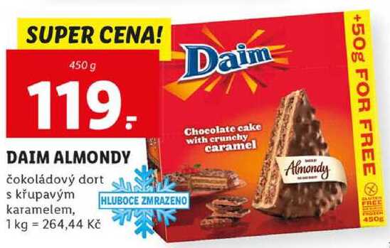 DAIM ALMONDY, 450 g