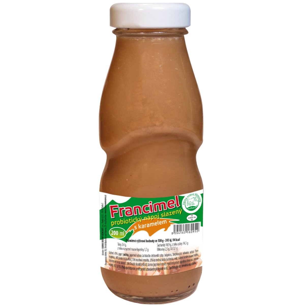 Farma rodiny Němcovy Francimel probiotický nápoj s karamelem v akci