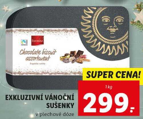 EXKLUZIVNÍ VÁNOČNÍ SUŠENKY, 1 kg