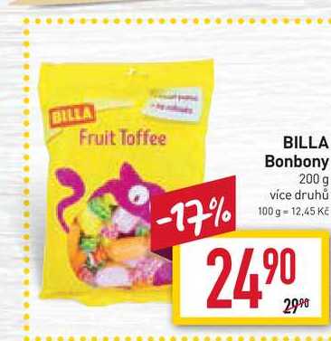 BILLA Bonbony 200 g