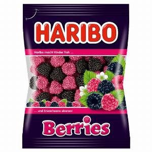 Haribo Berries želé s příchutí malina a ostružina 100g
